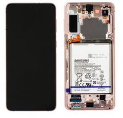 Official Samsung Galaxy S21+ 5G SM-G996 Phantom Gold LCD Screen & Digitizer - GH82-24555E