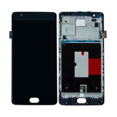 One Plus 3T LCD Assembly Black OEM - 5516001223569