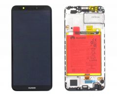 Genuine Huawei Y7 2018 LCD Screen & Digitizer with Battery - 02351USA
