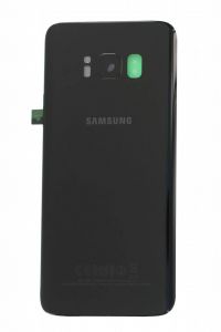 Genuine Samsung Galaxy S8 SM-G950 Black Rear Glass / Battery Cover - GH82-13962A