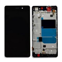Huawei P8 LCD Touch Screen Assembly With Frame Black OEM - 169513915