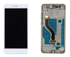 Huawei P10 Lite LCD Touch Screen Assembly With Frame White OEM - 3590723419