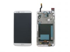 LG G2 D802 LCD White With Frame OEM - 5505453123461