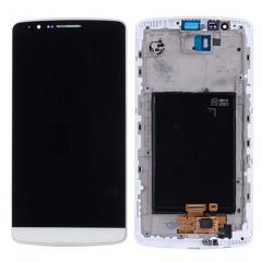 LG G3 D855 LCD White With Frame OEM - 5505454123460