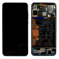 Official Huawei P30 Lite Midnight Black LCD Screen & Digitizer with Battery - 02352RPW 