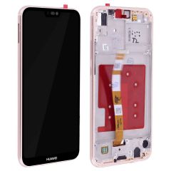 Huawei P20 Lite Pink LCD Screen & Digitizer with Frame OEM - 400058