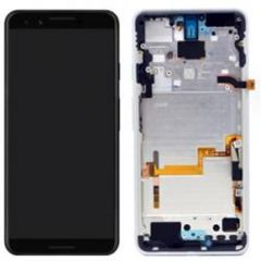 Official Google Pixel 3 Clearly White LCD Screen & Digitizer - 20GB1WW0S03