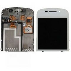 Blackberry Q10 LCD White OEM - 5514000612349