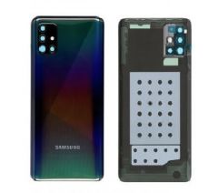 Genuine Samsung Galaxy A51 (A515) Battery Cover Black - GH82-21653B