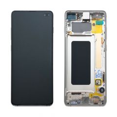 Official Samsung Galaxy S10+ G975 Prism White LCD Screen & Digitizer - GH82-18849B