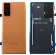 Genuine Samsung Galaxy S20 FE 4G (SM-G780) Cloud Orange Battery Cover - Part no: GH82-24263F