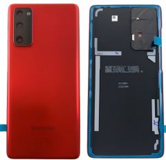 Genuine Samsung Galaxy S20 FE 4G (SM-G780) Cloud Red Battery Cover - Part no: GH82-24263E