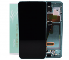 Official Samsung Galaxy S20 SM-G980, S20 5G SM-G981 Blue LCD Screen & Digitizer - GH82-22123D