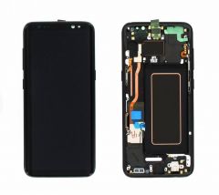 Genuine Samsung Galaxy S8 SM-G950 Black LCD Screen & Digitizer - GH97-20457A