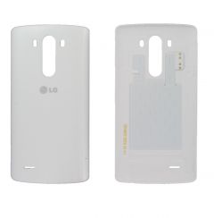 LG G3 (D855) Battery Cover White OEM - 5506040834528
