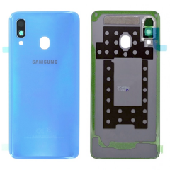 Genuine Samsung Galaxy A40 SM-A405 Blue Battery Cover - GH82-19406C