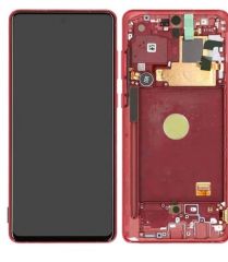 Genuine Samsung Galaxy Note 10 Lite (N770F) lcd Screen in Red - Part no: GH82-22055C